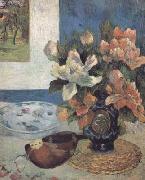 Paul Gauguin Still Life with Mandolin (mk06) Sweden oil painting reproduction